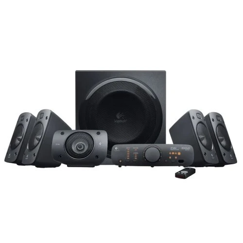 LOGITECH Z906 SYSTÈME AUDIO - ENSEMBLE 5.1 - THX - 500 WATTS - JACK 3.5MM - AUDIO NUMÉRIQUE - PC & CONSOL - BLACK