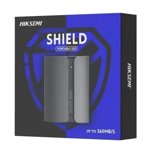 HIKSEMI SHIELD 2TB - SSD PORTABLE EXTERNE - USB 3.2 TO TYPE-C - 560 MB/S - LED- PLUG & PLAY -BLACK