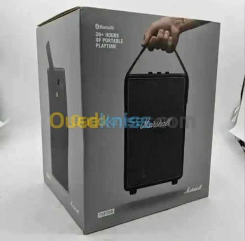 BAFFLE MARSHALL TUFTON - BLUETOOTH PORTABLE - - MULTI-HÔTES - TRUE STEREOPHONIC - IMPERMÉABLE- NOIR