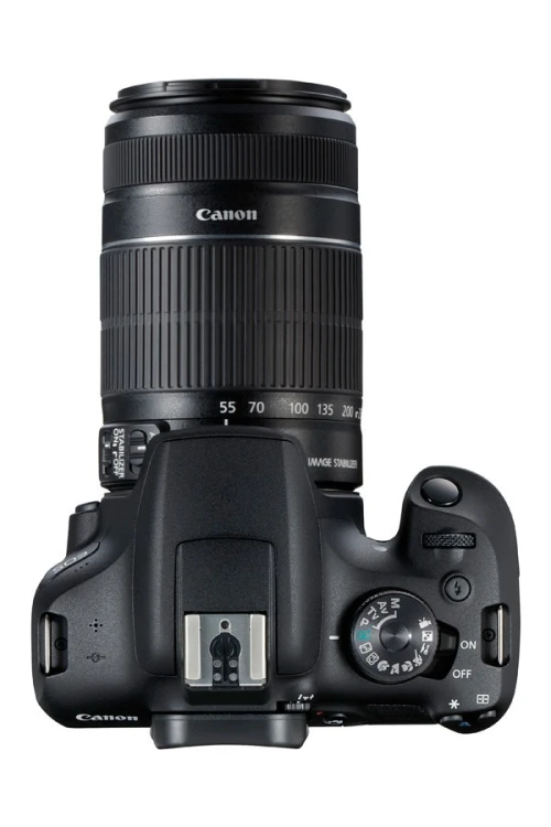 Canon EOS 2000D - Reflex 24.1 MP - Ecran LCD 3" - Full HD - Wi-Fi - NFC + Objectif EF-S 18-55 Mm