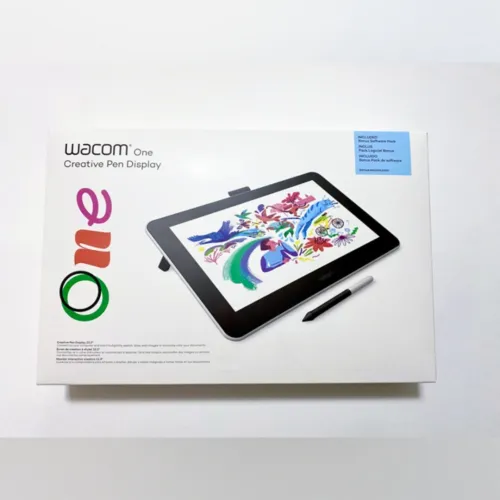 WACOM ONE 13 PEN DISPLAY - TABLETTE GRAPHIQUE DTC133W0B - 13.3" TACTILE FHD - STYLET - USB-C -BLACK