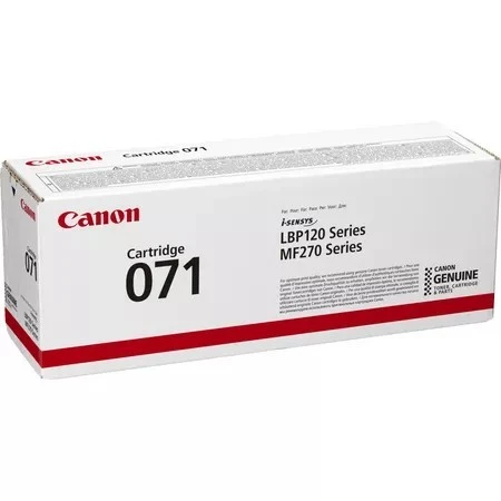 TONER CANON 071 CARTRIDGE BLACK - 2500 PAGES - TECHNOLOGIE D'IMPRESSION LASER - ORIGINAL