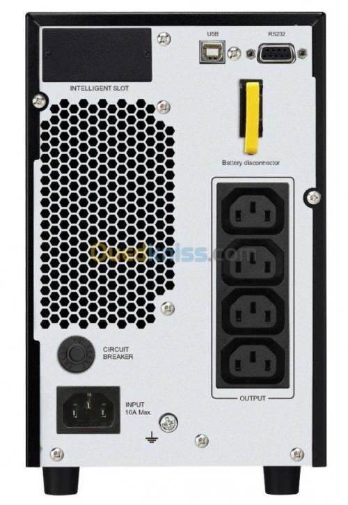 APC EASY-UPS SRV2KI - ONDULEUR TOUR ONLINE 2 KVA - 2000 VA - 1600 WATT - 230 V - MODE ECO - CHARGE INTELLIGENTE - BLACK