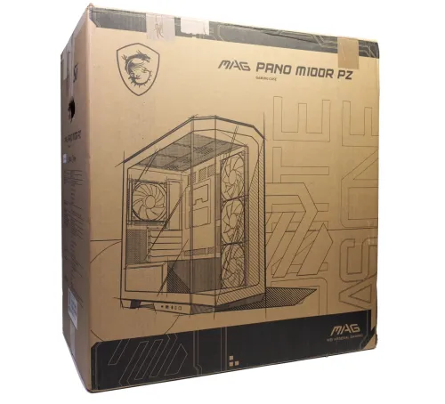 MSI MAG PANO M100R PZ - BOITIER MINI TOUR - VERRE TREMPÉ - FAN ARGB - PROJECT ZERO - 360mm - BLANC