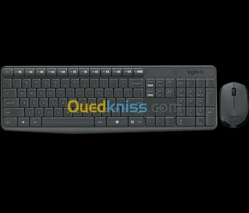 Logitech Clavier+Souris MK235 Sans Fil
