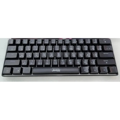 JEDEL KL-61 - CLAVIER GAMING MÉCANIQUE SANS FIL - RED SWITCH - RGB - ANTI-GHOSTING - 60% - QWERTY