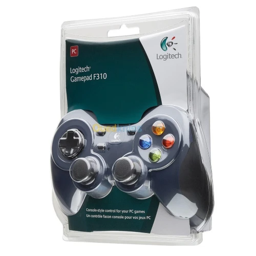 LOGITECH F310 - MANETTE DE JEU FILAIRE - GAMEPAD - USB - VIBRATION - XINPUT - DIRECTINPUT - BLACK