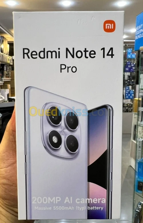 Xiaomi REDMI NOTE 14 PRO - 8GO - 256GO - DUAL SIM - 6.6" AMOLED - 200 MP - 5500MA
