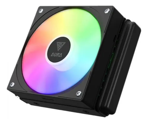 MAGAMDIAS AURA GL120 V2 - WATERCOOLING AIO120 MM - INTEL & AMD - ARGB - 5V 3-PIN - 2600 RPM - BLACK