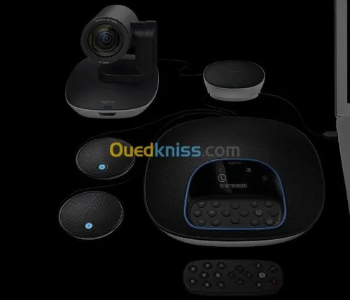 Logitech GROUP Videoconference - Full HD 1080p - 90 - 10x Zoom - 4 Mic - 20 People - Skype Bussines