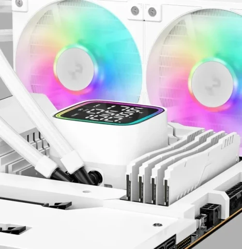 DEEPCOOL LD240 - WATERCOOLING AIO 240MM - 2 X FANS - ARGB - HAUTE PERFORMANCE - INTEL & AMD - WHITE