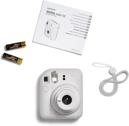 FUJIFILM INSTAX MINI 12 - INSTANT CAMERA - EXPOSITION AUTOMATIQUE - OBJECTIF INTÉGRÉ - BLANCH