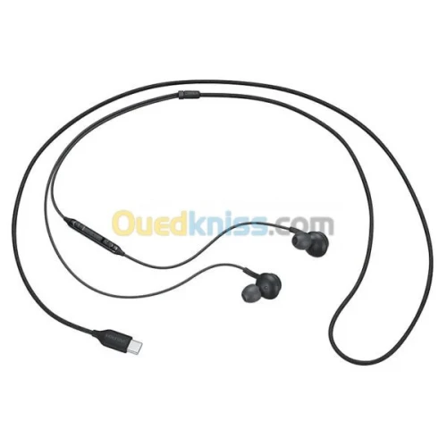 Samsung Écouteurs USB Type - C - Son Par AKG - Noir - Blanc