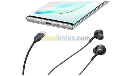 Samsung Écouteurs USB Type - C - Son Par AKG - Noir - Blanc