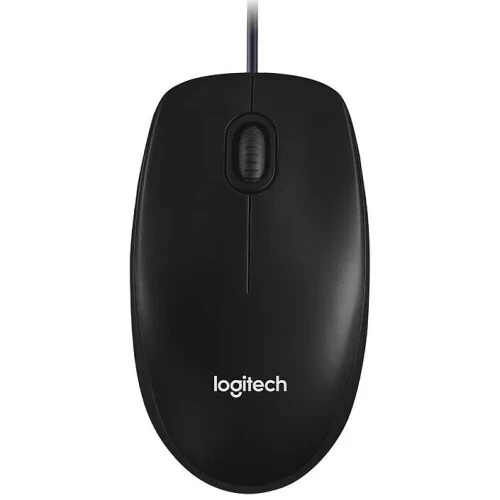 LOGITECH MOUSE M100 - SOURIS FILAIRE - AMBIDEXTRE - CAPTEUR OPTIQUE 1000 DPI - 3 BOUTONS - BLACK