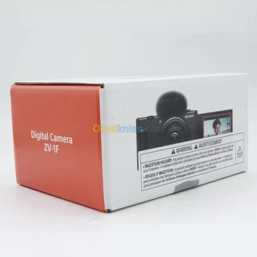 SONY ZV-1F - APPAREIL PHOTO NUMERIQUE 4K - OBJECTIF ZEISS 20MM F/2 - 20.1MP - TACTILE ORIENTABLE - WI-FI / BLUETOOTH