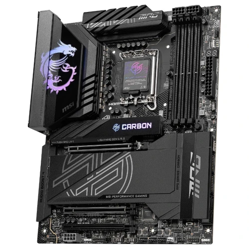 MSI MPG Z890 CARBON WIFI - ATX SOCKET 1851 - Intel Z890 - 4X DDR5 - M.2 PCIE 5.0 - WI-FI 7