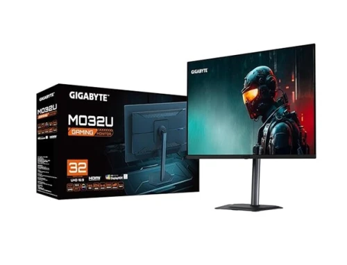 GIGABYTE MO32U - GAMING MONITEUR 32" 4K - QD-OLED - IPS - 165HZ - 0.03MS - HDR400 - PIVOT - BLACK