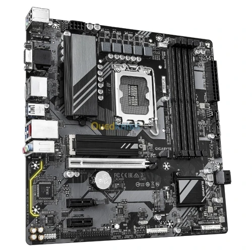 GIGABYTE B760M DS3H GEN5 - CARTE MÈRE MICRO ATX - SOCKET LGA 1700 - 4 X DDR5 - 1 X PCIE 5.0 X16 - 2 X M.2 PCIE 4.0 NVME - LAN 2.5GBE - USB 3.1 - BLACK