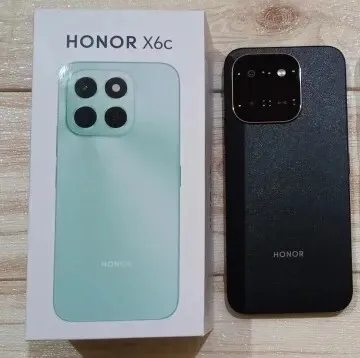 HONOR X6C - MEDIATEK HELIO G81 ULTRA - 6GO - 128GO - DUAL SIM - 6.6" HD 120 HZ - 50MP - NFC - 5300MAH - BLACK 