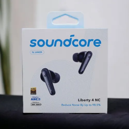 SOUNDCORE BY ANKER LIBERTY 4 NC TRUE WIRELESS NOISE CANCELLING EARBUDS BLUETOOTH IOS /ANDROID BLACK