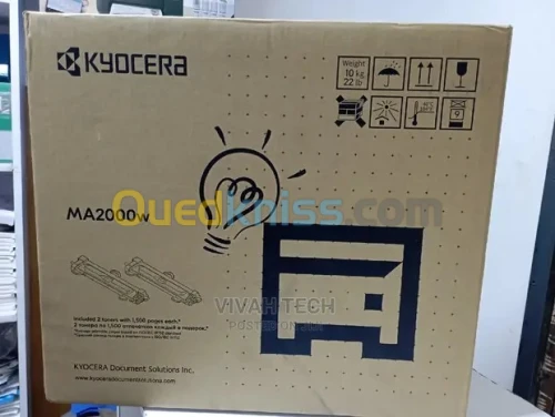 KYOCERA MA2000W - MULTIFONCTIONS - LASER - MONOCHROME - 21 PPM - A4 - WIFI - Avec 2 Toner Originale