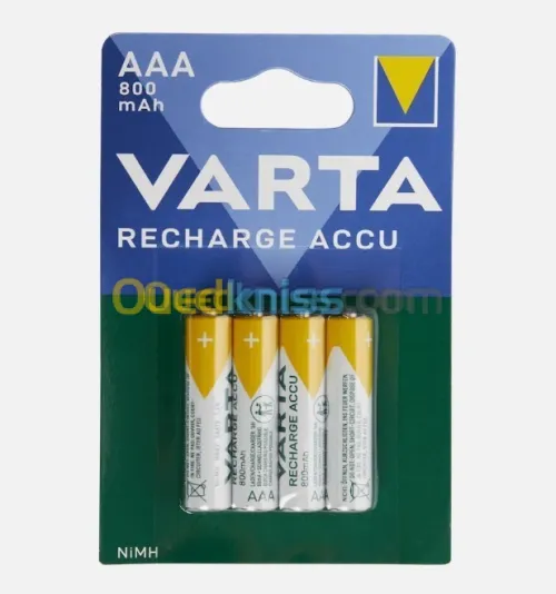 VARTA Piles Rechargeables AAA 800 Mah