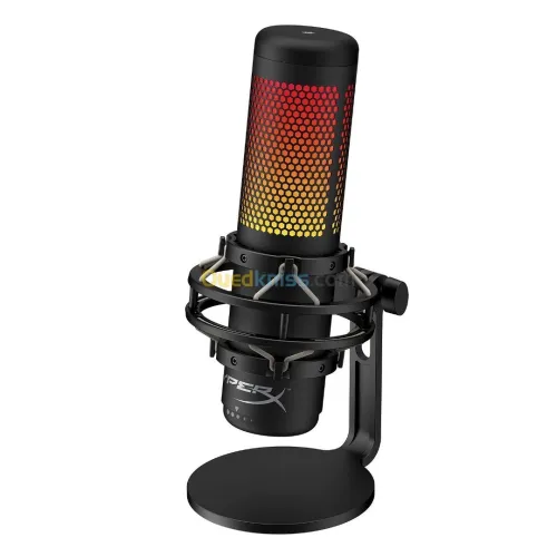 Hyper X QuadCast S Microphone Autonome - Quatre Diagrammes Polaires - Rétroéclairage RGB