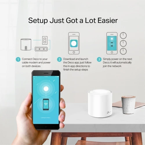 TP-LINK DECO X20 2PACK - ROUTEUR WIFI6 AX1800 MESH - 1800 MBPS - 5GHZ - OFDMA - MU-MIMO -ETHRENET