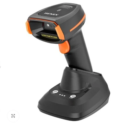 HENEX HC-4208SRC - DOUCHETTE LECTURE CODE À BARRE 2D SANS FIL - USB/RS232 - IP52 - BLUETOOTH AVEC 2.4GHz - USB-C - BLACK