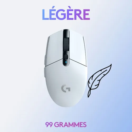LOGITECH G305 LIGHTSPEED WIRELESS GAMING MOUSE - WHITE EDITION - ORIGINAL