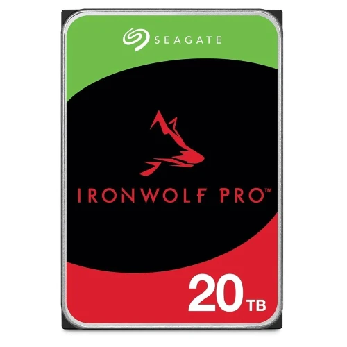 SEAGATE IRONWOLF PRO 20TO - Disque dur interne NAS HDD 3.5" SATA III - 7200 RPM - 512 MO CASH - RED - ST20000NT000