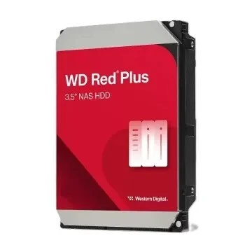 WD RED PLUS NAS WARE 2TB - DISQUE DUR HDD 3.5" - 5400 RPM - SATA 6 GB/S - 64MB CACHE - WD20EFPX