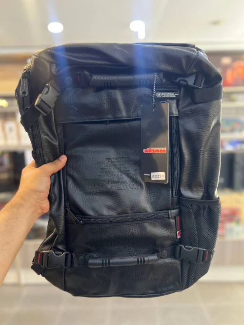 WITZMAN B2023-1 - SAC À DOS DE VOYAGE - GRANDE CAPACITÉ - COMPARTIMENT MULTI-USAGE - DESIGN MODERNE - MATÉRIAUX RÉSISTANTS - BLACK