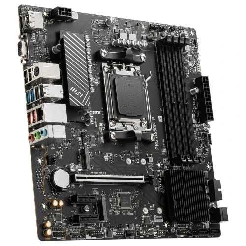 MSI PRO B650M-P - CARTE MÈRE MICRO-ATX - SOCKET AM5 - CHIPSET AMD B650 - DDR5 - M.2 - PCI EXPRESS - BLACK