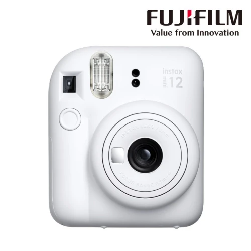 FUJIFILM INSTAX MINI 12 - INSTANT CAMERA - EXPOSITION AUTOMATIQUE - OBJECTIF INTÉGRÉ - BLANCH