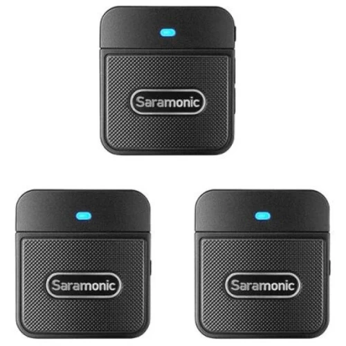 SARAMONIC BLINK100 B2 - MICROPHONE SANS FIL - ULTRA COMPACT - 2TX + 1RX -DUAL CHANEL -2.4GHZ -BLACK