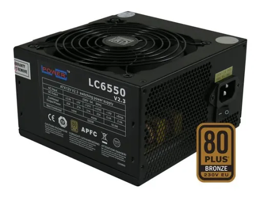 Alimentation LC-Power LC6550 V2.3 Atx 550 W 80plus Bronze