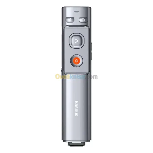 BASEUS ORANGE DOT AVEC CÂBLE DE TYPE C LASER ROUGE DE PRÉSENTATEUR SANS FIL