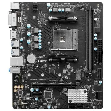 MSI B450M-A PRO MAX II - MICRO-ATX - AMD SOCKET - 2X DDR4 - M.2 PCIE 3.0 - USB 3.0 - PCI-E 3.0