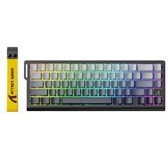 ATTACK SHARK X68 HE - CLAVIER GAMING 60% - MAGNETIC SWITCH - HALL EFFECT - RGB - USB - CONTOUR LINE - 8KHZ RAPID TRIGGER - 0.01MM - MOONLIGHT