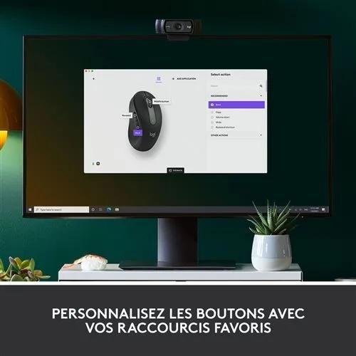 Logitech Signature M650L - Souris Sans Fil & Bluetooth - Graphite