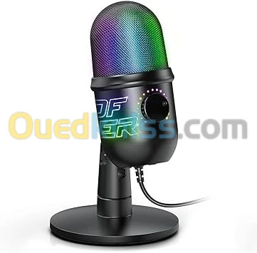 Spirit Of Gamer EKO400 Microphone À Directivité Cardioïde - Rétroéclairage RGB Streaming Podcasts