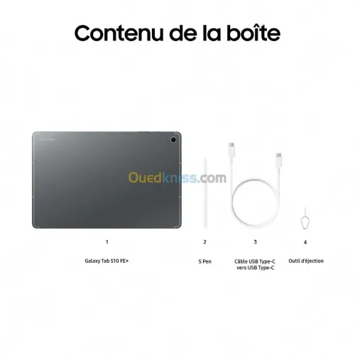 SAMSUNG GALAXY TAB S10 FE PLUS 5G - 8GB 128GB - 13.1" 10090 mAh -13MPXL-BLISTER