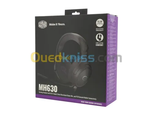 Cooler Master MH630 Casque-Micro Circumaural Pour Gamer -Son Stéréo - Flexible Et Amovible
