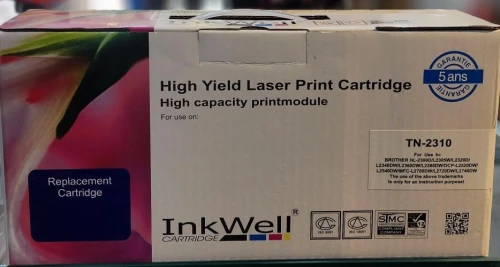 CARTOUCHE DE TONER BROTHER TN-2310 - LASER MONOCHROME - NOIR - RENDEMENT ENVIRON 1 200 PAGES - ORIGINAL