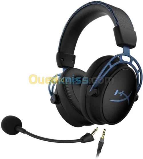 Hyper X Cloud Alpha S Casque Gaming Fermé USB/Jack 3.5 Mm - Son Stéréo 2.0 Et Virtual 7.1 Surround