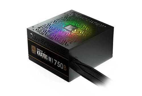 GAMDIAS KRATOS M1-750B - ALIMENTATION 750W - 80+ BRONZE - SILENCIEUSE- RGB - ATX PFC ACTIF -BLACK