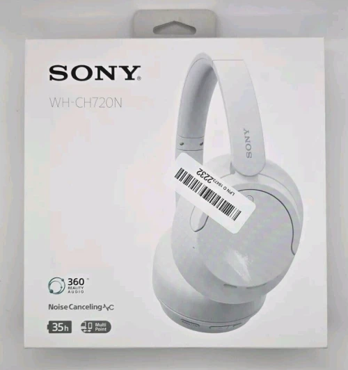SONY WH-CH720N - CASQUE SANS FIL - BLUETOOTH - NC - COMMANDES & MICRO - USB-C - NOIR & WHITE 