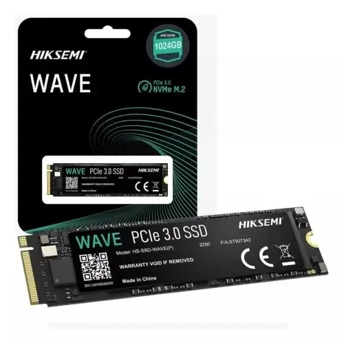 HIKSEMI WAVE NVME M.2 - 1024GB - DISQUE DUR SSD - PCIe 3.0 GEN 3 - 2500MB/s - PC & LAPTOP - BLACK